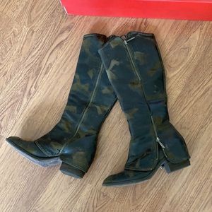 Donald J Pliner Olive Riding Boots